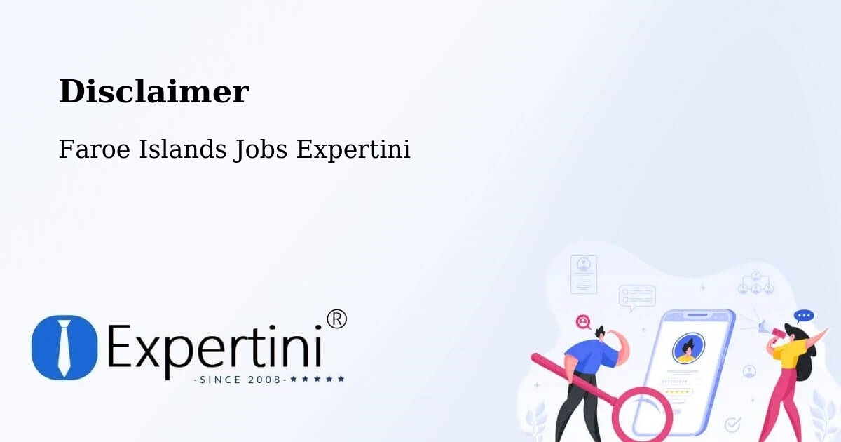 Disclaimer – Faroe Islands - Faroe Islands Jobs Expertini